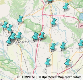 Mappa Via G. Garibaldi, 10090 Montalenghe TO, Italia (10.0735)