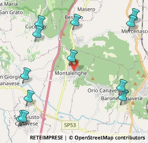 Mappa Via G. Garibaldi, 10090 Montalenghe TO, Italia (2.92083)