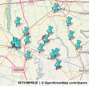 Mappa SP197, 27030 Confienza PV, Italia (8.4785)