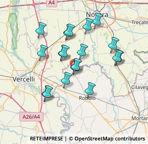 Mappa SP197, 27030 Confienza PV, Italia (6.35444)