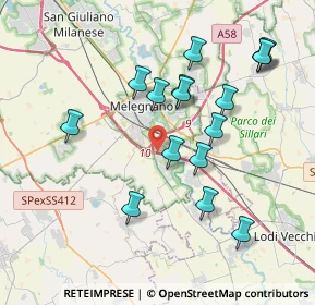 Mappa E35, 20070 Melegnano MI, Italia (3.79313)