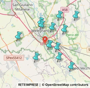 Mappa E35, 20070 Melegnano MI, Italia (3.70333)