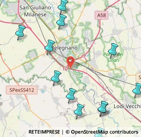 Mappa E35, 20070 Cerro al Lambro MI, Italia (6.63882)