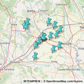 Mappa Via G. Mazzini, 13049 Tronzano vercellese VC, Italia (10.74813)