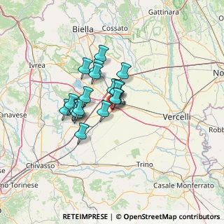 Mappa Via G. Mazzini, 13049 Tronzano vercellese VC, Italia (8.885)