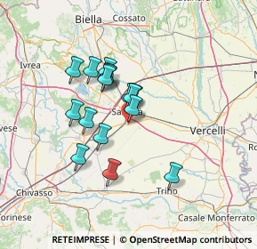 Mappa SP11, 13049 Tronzano Vercellese VC, Italia (10.60563)