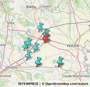 Mappa SP11, 13049 Tronzano Vercellese VC, Italia (11.85)