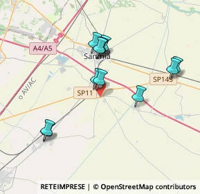 Mappa SP11, 13049 Tronzano Vercellese VC, Italia (3.48583)