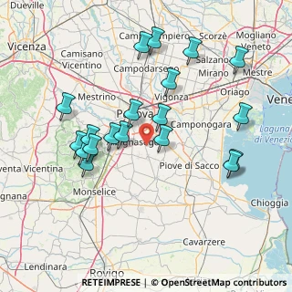 Mappa Via Santa Caterina da Siena, 35020 Albignasego PD, Italia (15.44474)