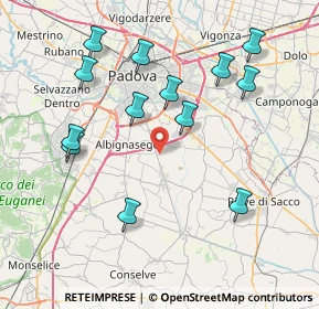 Mappa Via Santa Caterina da Siena, 35020 Albignasego PD, Italia (8.23308)