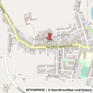 Mappa Via XX Settembre, 32, 37055 Ronco all'Adige, Verona (Veneto)