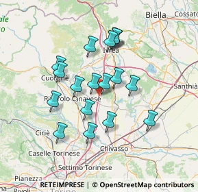 Mappa A5 Torino - Aosta, 10090 San Giorgio Canavese TO, Italia (12.08444)