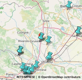 Mappa A5 Torino - Aosta, 10090 San Giorgio Canavese TO, Italia (22.2195)