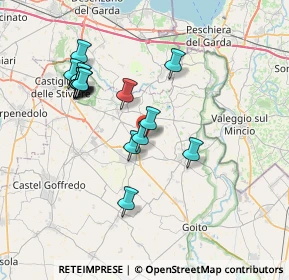 Mappa Via dell'Artigianato, 46040 Cavriana MN, Italia (6.945)