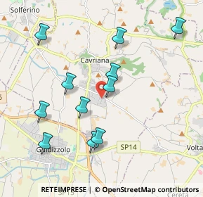 Mappa Via dell'Artigianato, 46040 Cavriana MN, Italia (1.98727)