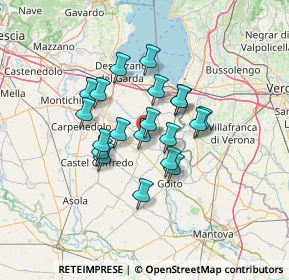 Mappa Via dell'Artigianato, 46040 Cavriana MN, Italia (9.96)