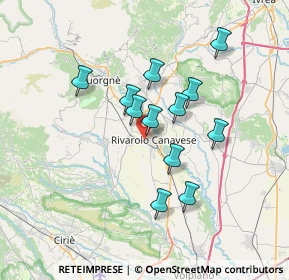 Mappa Via Luigi Einaudi, 10086 Rivarolo Canavese TO, Italia (5.83)