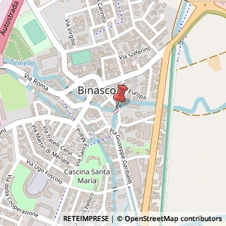 Mappa Via Camillo Benso Conte di Cavour, 20, 20082 Binasco, Milano (Lombardia)