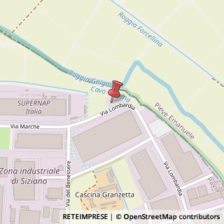 Mappa Via Lombardia, 37, 27010 Siziano, Pavia (Lombardia)
