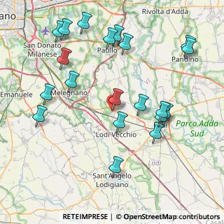 Mappa Strada Statale 9 Via Emilia, 26838 Tavazzano con Villavesco LO, Italia (9.218)