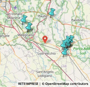Mappa Strada Statale 9 Via Emilia, 26838 Tavazzano con Villavesco LO, Italia (7.85091)