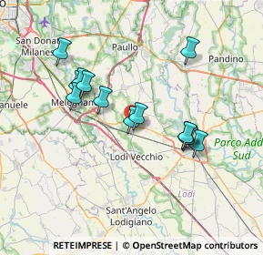 Mappa Strada Statale 9 Via Emilia, 26838 Tavazzano con Villavesco LO, Italia (6.46308)