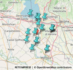 Mappa Str. Volta Valeggio, 46049 Volta mantovana MN, Italia (11.034)