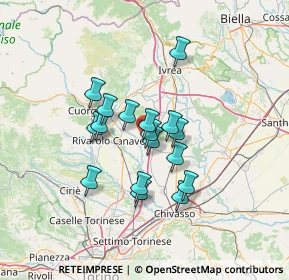 Mappa Via Vittorio Gioannini, 10090 San Giorgio Canavese TO, Italia (10.10118)