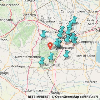Mappa Via Castelletto, 35038 Torreglia PD, Italia (11.64067)