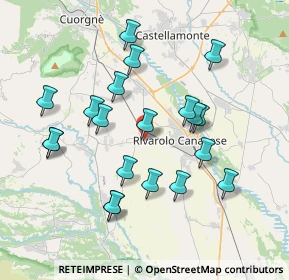 Mappa Via Caporal Cattaneo, 10083 Favria TO, Italia (3.677)