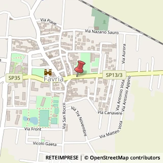 Mappa Via Caporal Domenico Cattaneo,  40, 10083 Favria, Torino (Piemonte)