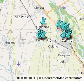 Mappa Via Caporal Cattaneo, 10083 Favria TO, Italia (1.4425)