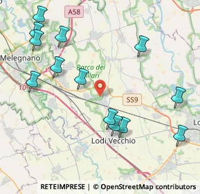 Mappa 26838 Tavazzano con Villavesco LO, Italia (4.84538)