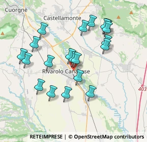 Mappa Corso Rocco Meaglia, 10086 Rivarolo Canavese TO, Italia (3.646)