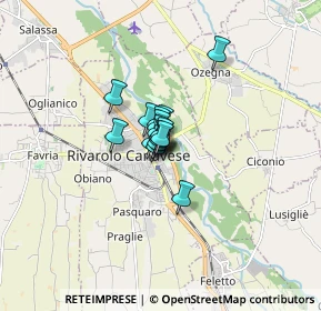 Mappa Corso Rocco Meaglia, 10086 Rivarolo Canavese TO, Italia (0.62563)