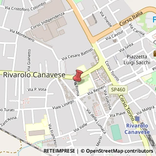 Mappa Via Roma, 4/6, 10086 Rivarolo Canavese, Torino (Piemonte)