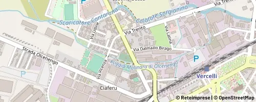 Mappa Vercelli