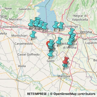 Mappa Via I Maggio, 46049 Volta Mantovana MN, Italia (12.8545)