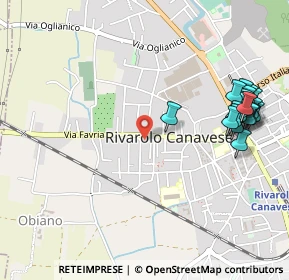 Mappa Via Favria, 10086 Rivarolo Canavese TO, Italia (0.611)