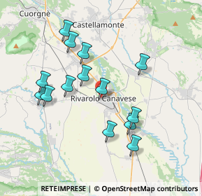 Mappa Via Favria, 10086 Rivarolo Canavese TO, Italia (3.57)