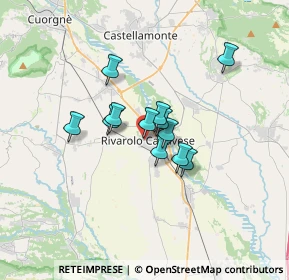 Mappa Via Favria, 10086 Rivarolo Canavese TO, Italia (2.19917)