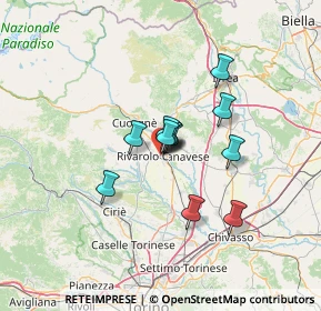 Mappa Via Favria, 10086 Rivarolo Canavese TO, Italia (8.52833)