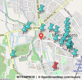 Mappa Piazza Roma, 35036 Montegrotto Terme PD, Italia (0.56)