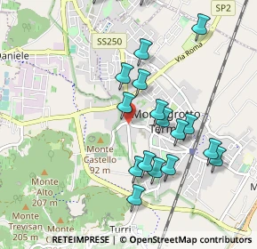 Mappa Piazza Roma, 35036 Montegrotto Terme PD, Italia (1.0715)