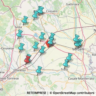 Mappa Cascina Carbondoletta, 13049 Tronzano vercellese VC, Italia (16.263)