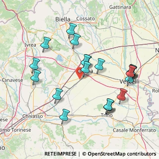 Mappa Cascina Carbondoletta, 13049 Tronzano vercellese VC, Italia (16.519)
