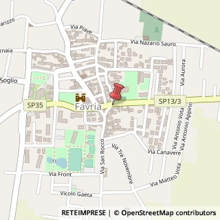 Mappa Via Caporal Cattaneo, 11, 10083 Favria, Torino (Piemonte)