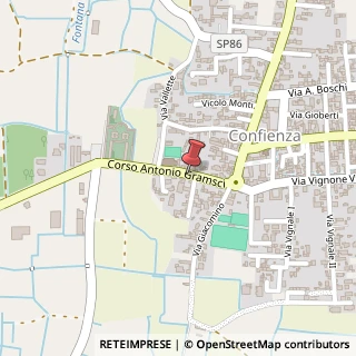 Mappa Via Gramsci,  19, 27030 Confienza, Pavia (Lombardia)