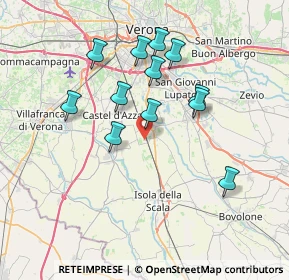 Mappa Via Giovanni Paolo II, 37060 Buttapietra VR, Italia (6.61667)