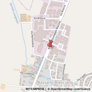 Mappa Via Brescia, 17, 25020 Bassano Bresciano, Brescia (Lombardia)